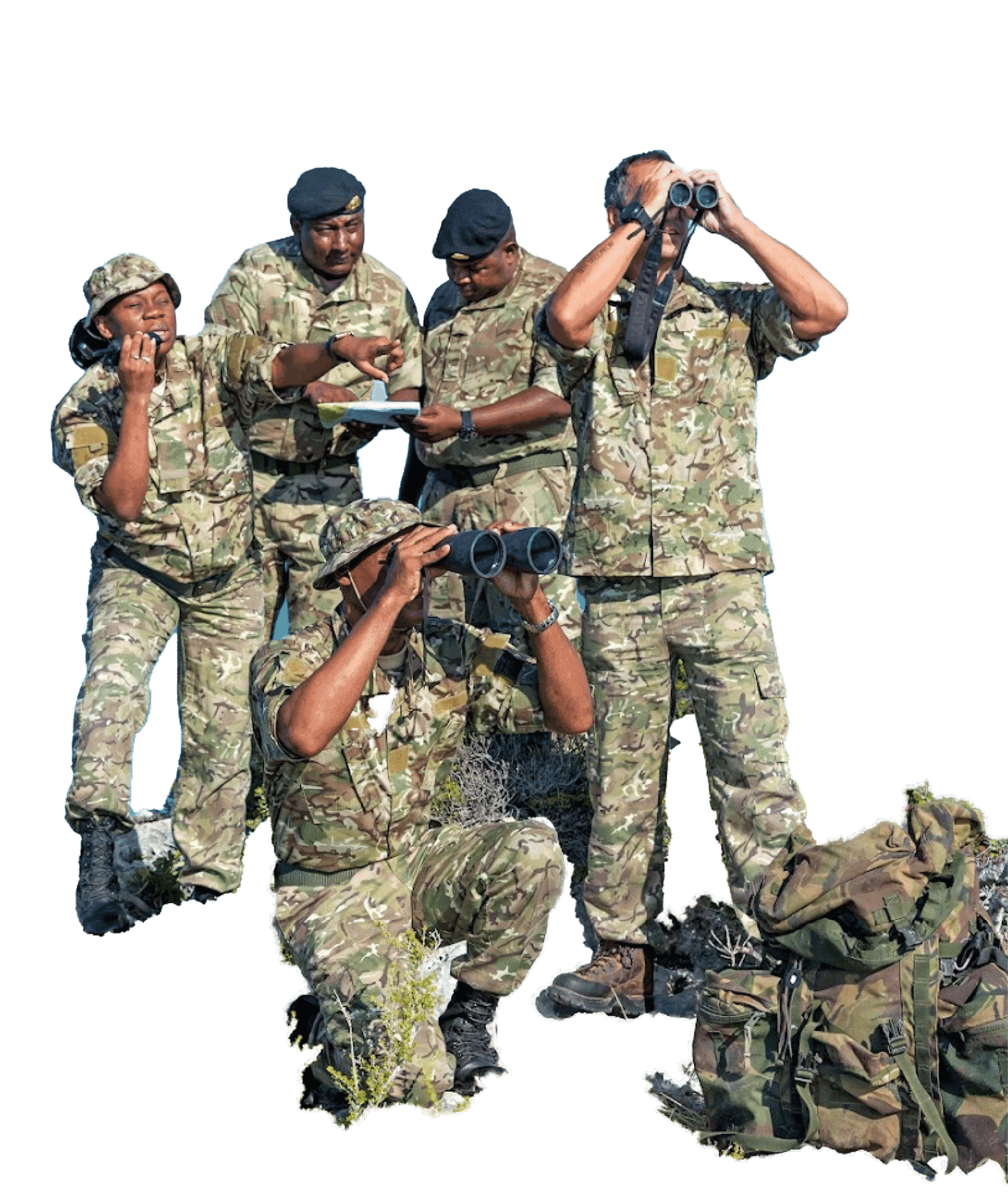 regiment looking out